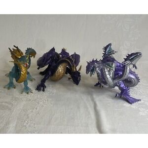 Lot of 3 Safari Ltd Fantasy Figure Toy Dragons Mythical Creatures Chinese Dragon
